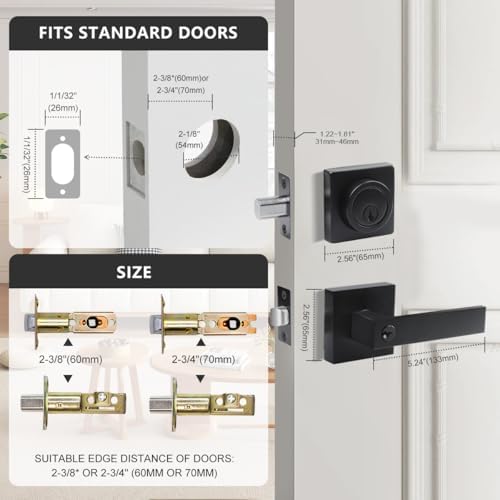 Heavy Duty Exterior Door Handle Set