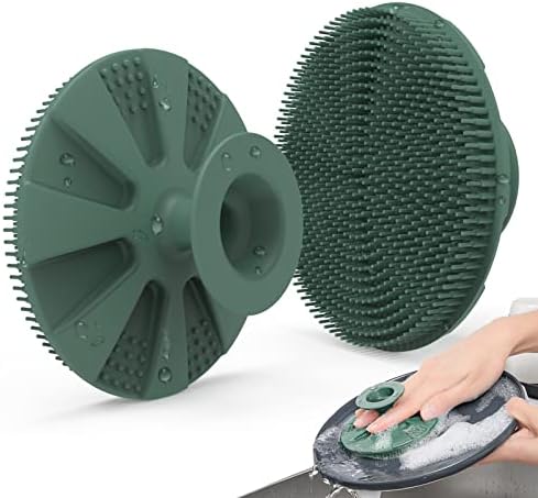 Durable Silicone Scrub Sponge Kitchen Cleaning Tool