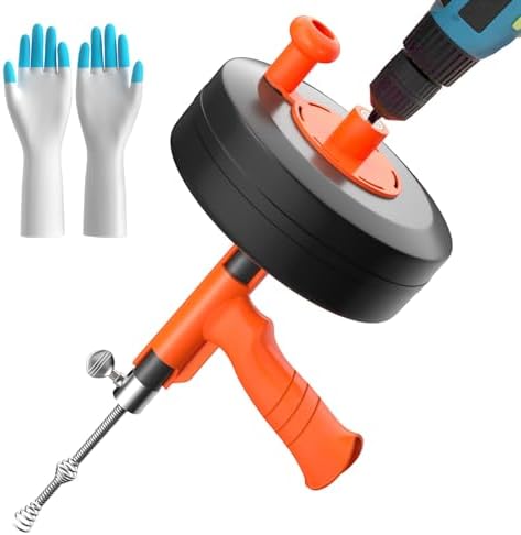 Drain Auger Kit Effortless Drain Cleaning with Powerful Tools for Home Use