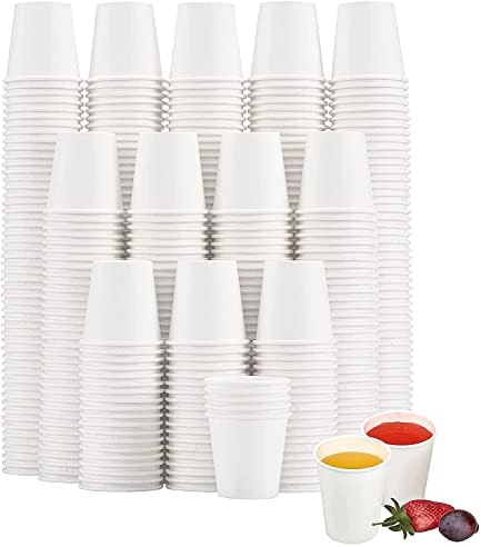 Perfect 600-Pack of 3 oz Disposable Cups for Bathroom Use