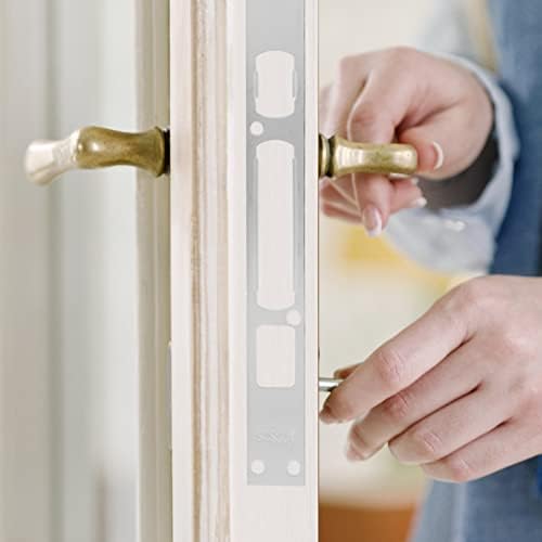 2PK Stainless Steel Door Strike Plate Adjustable Bracket