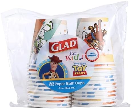 Glad for Kids Disney Pixar Toy Story Mini Paper Cups - 3 oz 24 Count