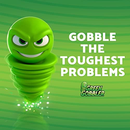 Green Gobbler Hair Grabber Drain Snake Set - 5 Pack for Sink Shower Clogs