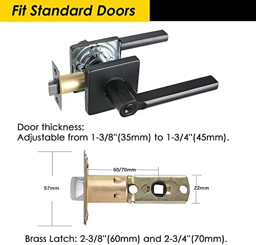 HISAFE Keyed Alike Door Handle Set