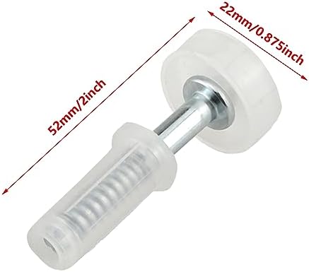 ZZHXSM 8-Piece Bi-Fold Door Guide for Home Use - Stainless Steel and Plastic