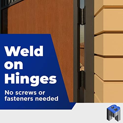 Bobco Metals 3 Heavy Duty Weldable Hinges - 2 Pairs 1