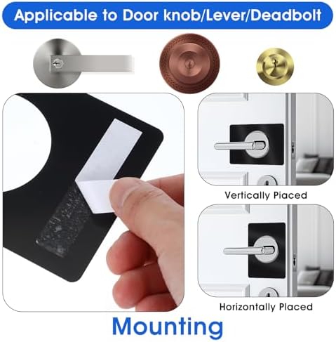 Durable Stainless Steel Door Plate Set for Home Outdoor Use