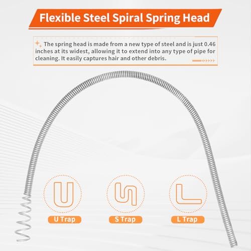 50 FT Drain Snake Hair Clog Remover