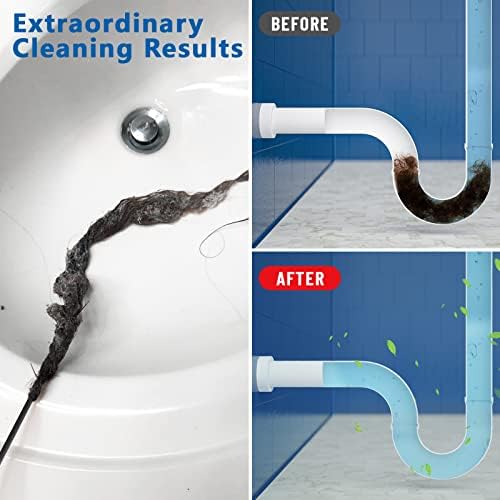 30-Inch Nylon Sink Snake for Hair Food Clogs
