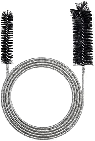 Drain Brush Tool for Curved Pipes