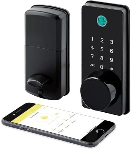 Lockstar Smart Door Lock APP Fingerprint Keypad Entry Multiple Entry Methods