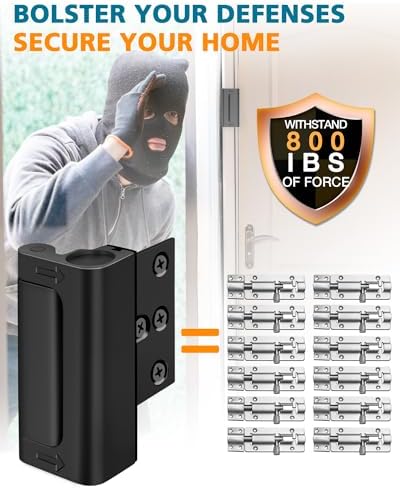 Front Door Door Lock 800 lbs Security Child-Proof Easy Install