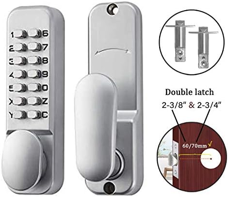 Spotacts Keyless Door Lock for Home Office 2-38 and 2-34 Installations Zinc Alloy Security