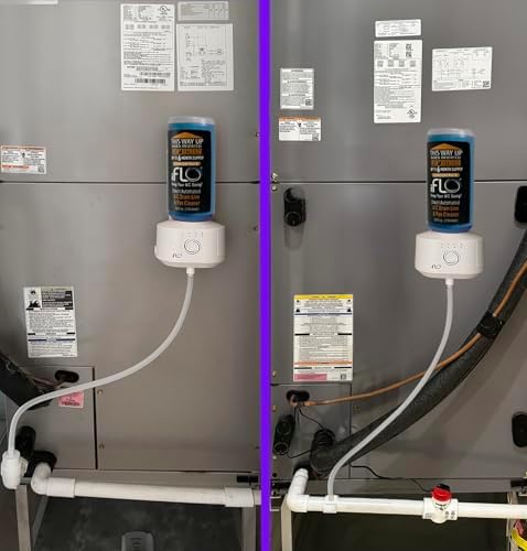 No Clog AC Drain Cleaner iFLO 36oz 6-Month Supply App-Controlled AC Maintenance