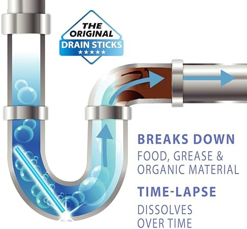 SANI 360 Sani Sticks - Effortless Drain Cleaner Deodorizer