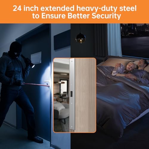 Secure Interior Door Repair Kit with 24 Extended Strike Plate