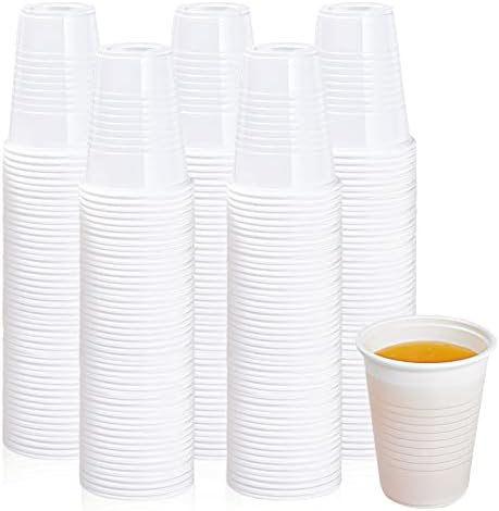 Lilymicky 500 Pack 5 oz Disposable Plastic Cups