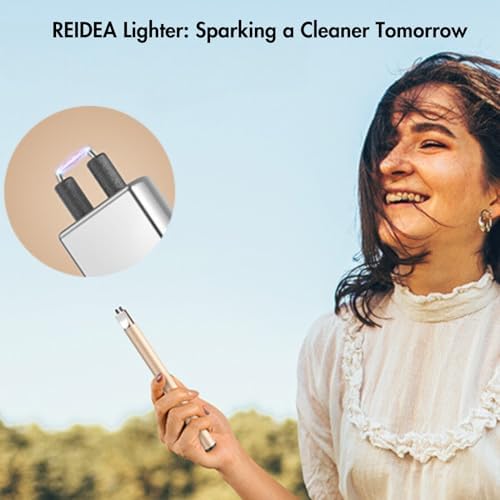 REIDEA Candle Lighter Eco-Friendly Rechargeable Windproof Flameless