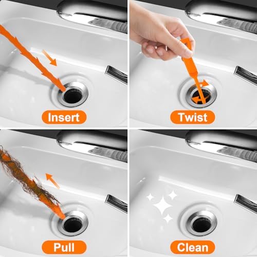 Toll-free drain clog remover set for home business use