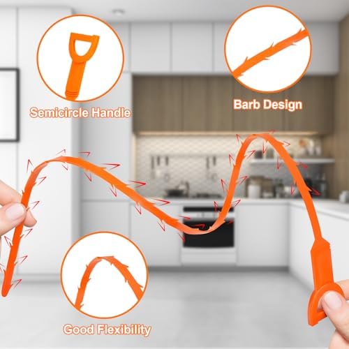Toll-free drain clog remover set for home business use