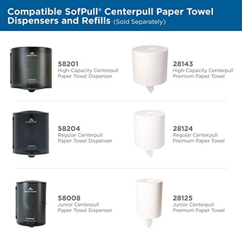 SofPull Centerpull Paper Towel 324 Sheets 6 Rolls Case