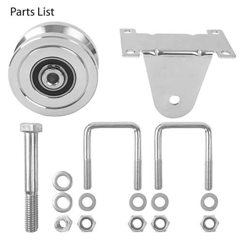 Heavy Duty 4 V-Groove Slide Gate Bracket for 3000lbs Capacity