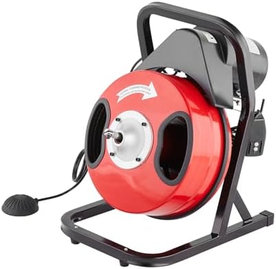 VEVOR 50FTx12Inch Drain Cleaner Machine