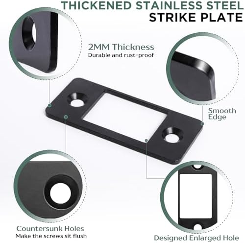 Upgrade Large Door Deadbolt Set Easy-to-Install