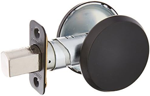 Schlage B81 622 Deadbolt with Standard Trim Non-Keyed One Sided Deadbolt Highest Residential Security Matte Black