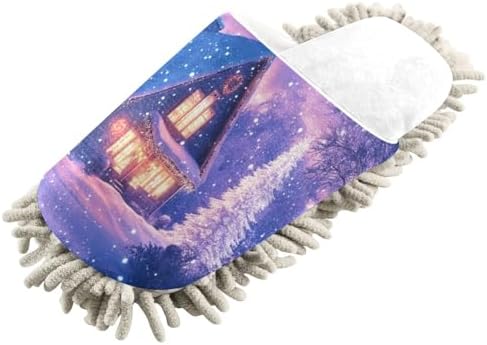 RunningBear Complete Clean White Christmas Slippers