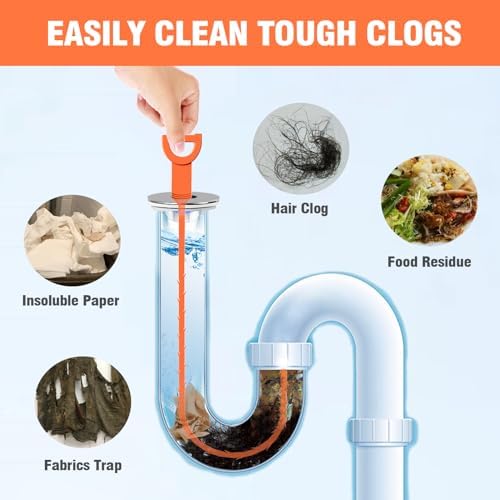 Efficient 10-Piece Long Drain Auger Set for Quick Drain Solutions