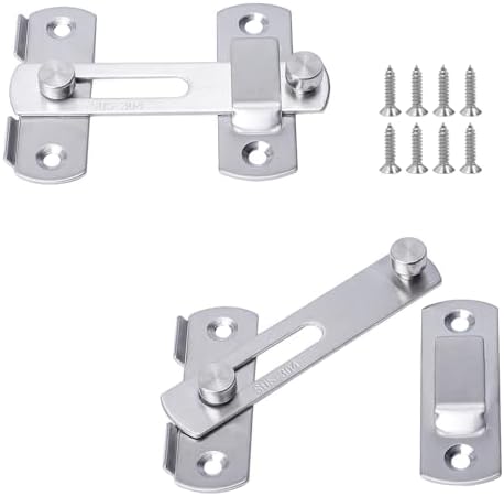 Li-TianFeng 304 Stainless Steel Barn Door Lock 1-Piece