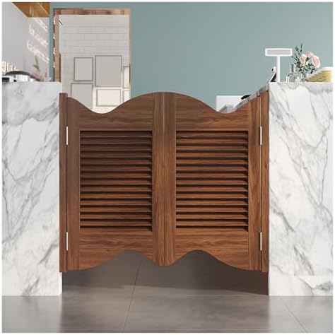 Rustic Solid Wood Swing Door Hinges for Privacy