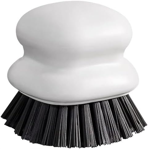 Number 1 Choice Dish BrushDish Brush with Handle Kitchen Scrub Brushes for Cleaning1Pack White