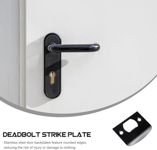 Stainless Steel Door Strike Plate Set