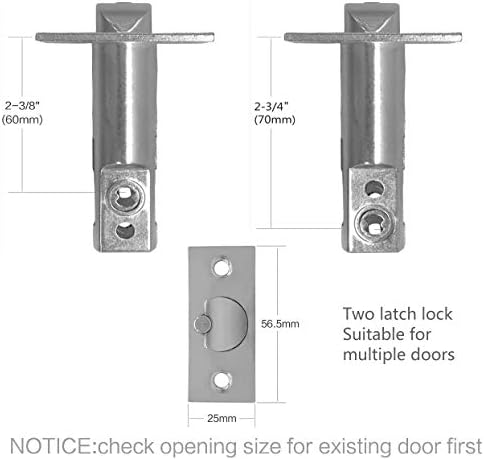 Spotacts Keyless Door Lock for Home Office 2-38 and 2-34 Installations Zinc Alloy Security