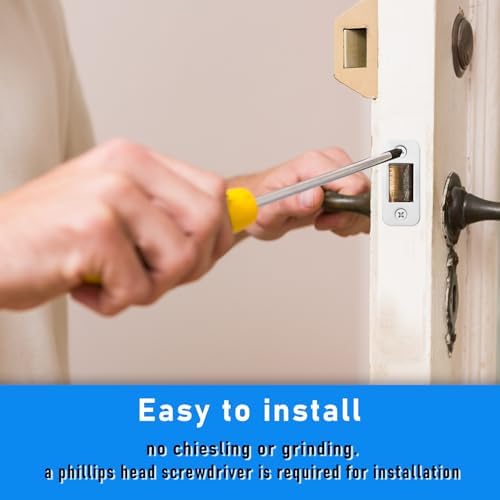 Durable Stainless Steel Door Strike Plates for Deadbolts