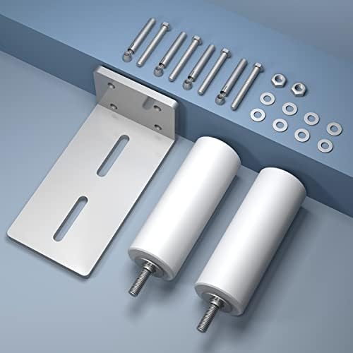JUGREAT 2-Pack Stainless Steel Slide Gate Roller Guide
