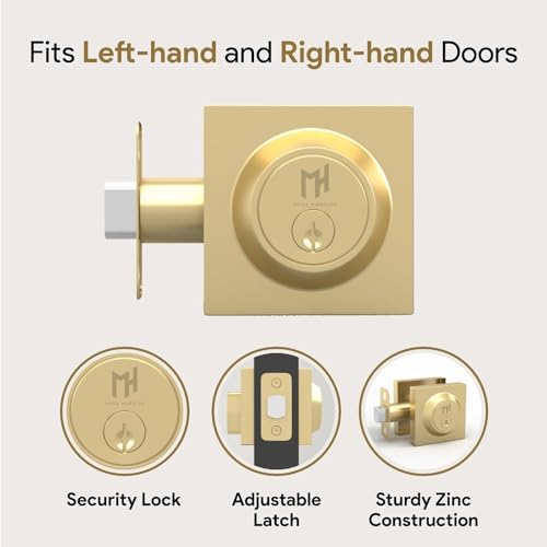 Glamor Deadbolt Lock Set for Doors