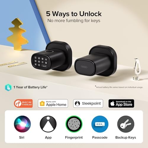 Secure fingerprint door lock with Apple HomeKit