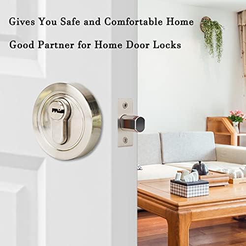 VEEBELL Stainless Steel Deadbolt Strike Plate 1 x 2-14 3 Pack