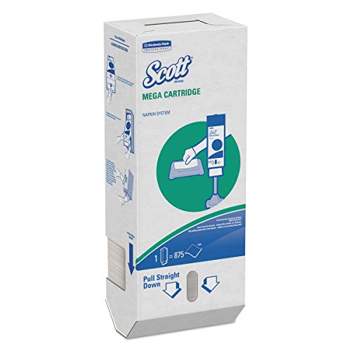 Reusable Napkins 84x525 - Scott 98908 MegaCartridge Napkins 1-Ply 875 per Pack