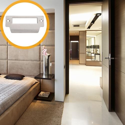 DOITOOL 5Pcs Universal Door Strike Plate 39in 10cm