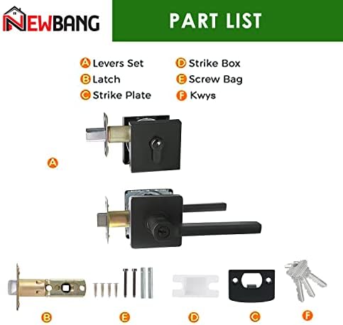 NEWBANG Door Entry System with Matte Black