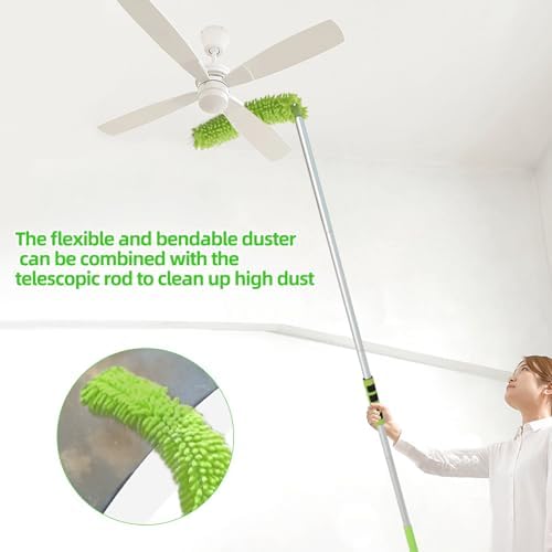 Complete Car Glass Cleaner Kit 62 Extension Pole Premium Cleaning Tools