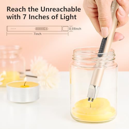 REIDEA Candle Lighter Eco-Friendly Rechargeable Windproof Flameless