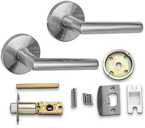 Modern Door Handle Set for Hallways and Closets
