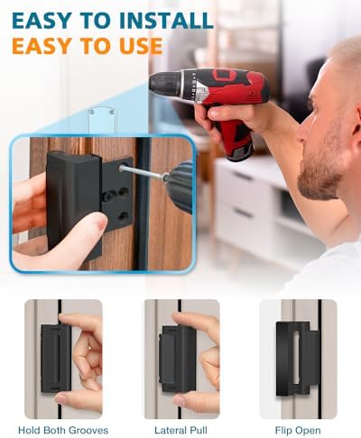Front Door Door Lock 800 lbs Security Child-Proof Easy Install