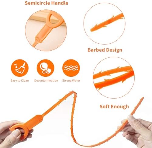 33 Foot Flexible Steel Snake Drain Clog Remover
