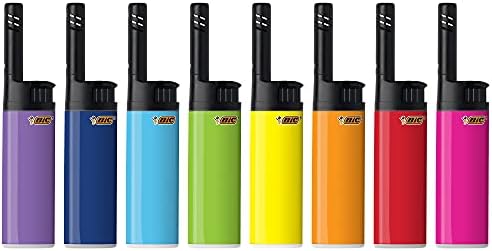 BIC EZ Reach Lightweight Extended Wand 6-Pack with Assorted Colors - Safe Easy to Use
